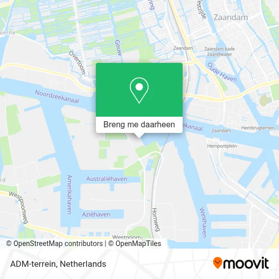 ADM-terrein kaart