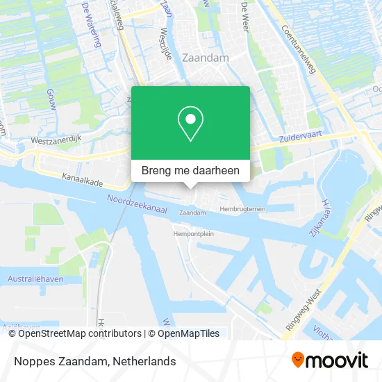 Noppes Zaandam kaart