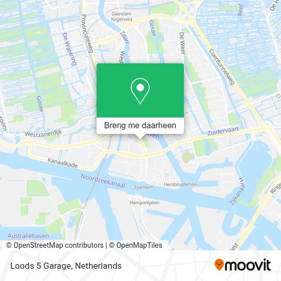 Loods 5 Garage kaart