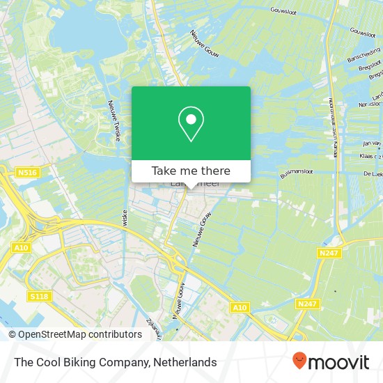 The Cool Biking Company kaart