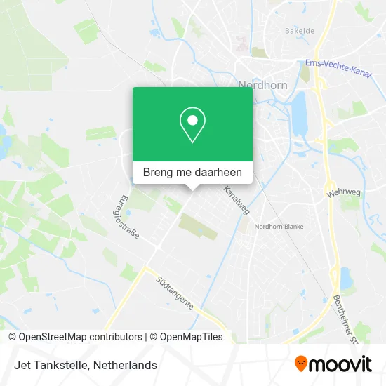 Jet Tankstelle kaart
