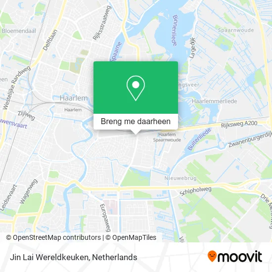 Jin Lai Wereldkeuken kaart