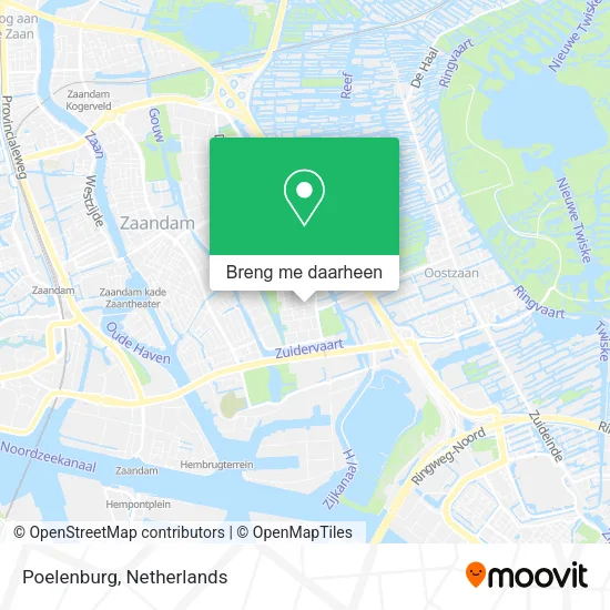 Poelenburg kaart
