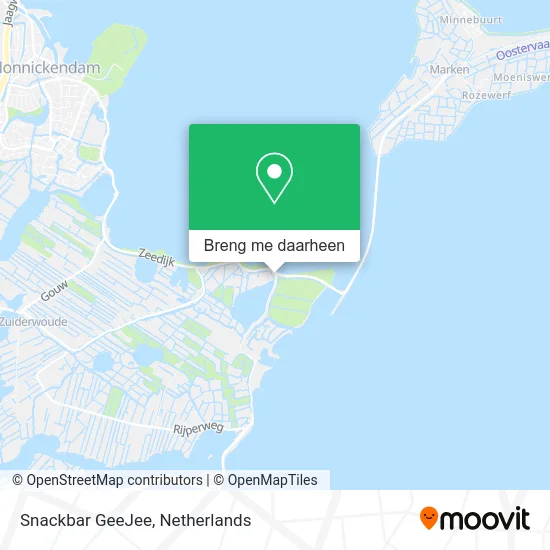 Snackbar GeeJee kaart