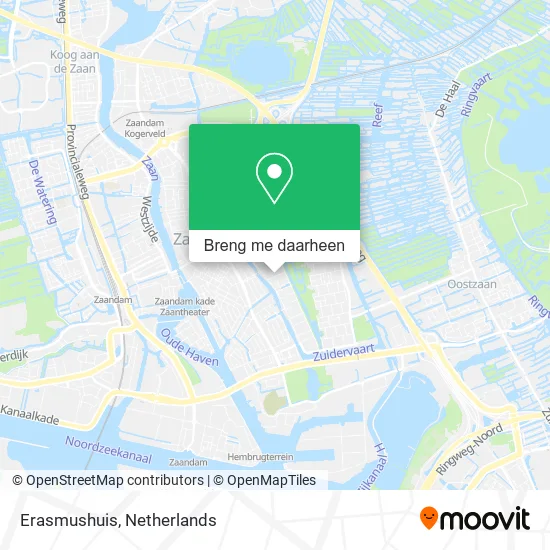 Erasmushuis kaart
