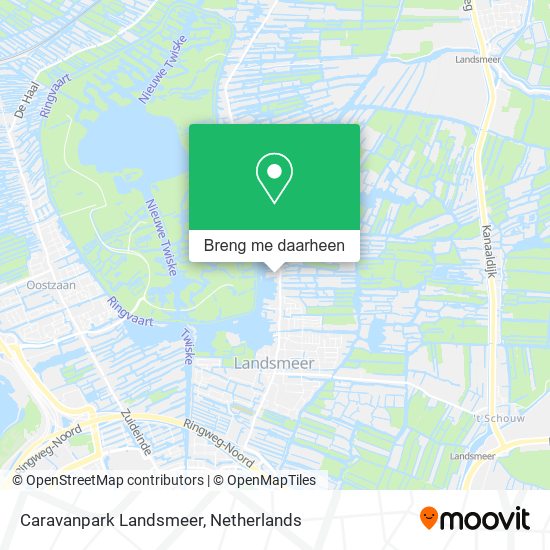 Caravanpark Landsmeer kaart