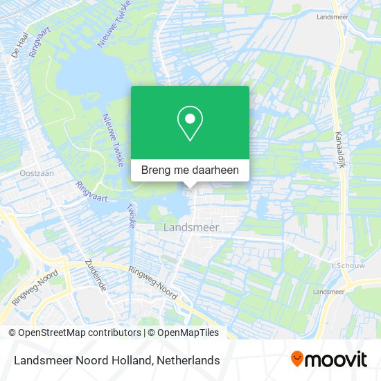 Landsmeer Noord Holland kaart