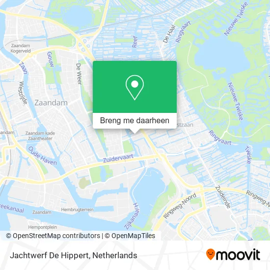 Jachtwerf De Hippert kaart