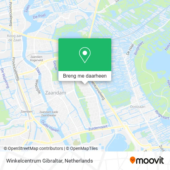 Winkelcentrum Gibraltar kaart