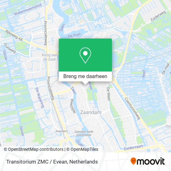 Transitorium ZMC / Evean kaart
