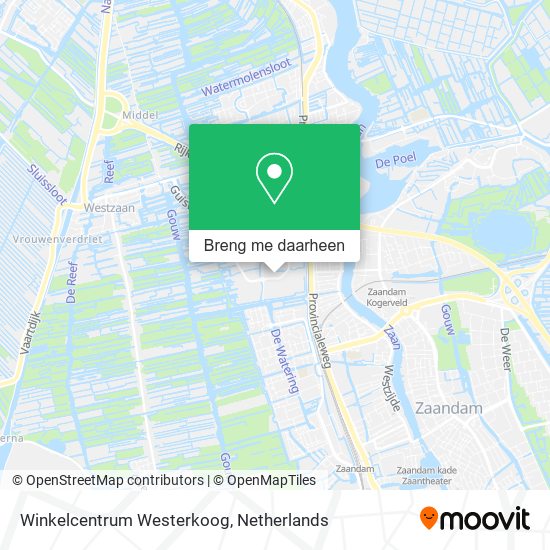 Winkelcentrum Westerkoog kaart