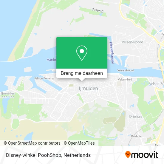 Disney-winkel PoohShop kaart