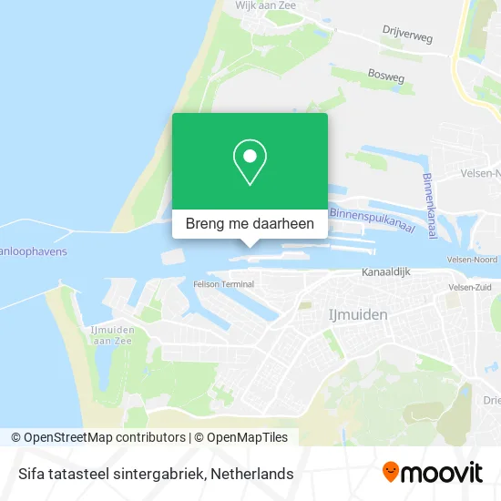 Sifa tatasteel sintergabriek kaart