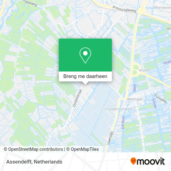 Assendelft kaart