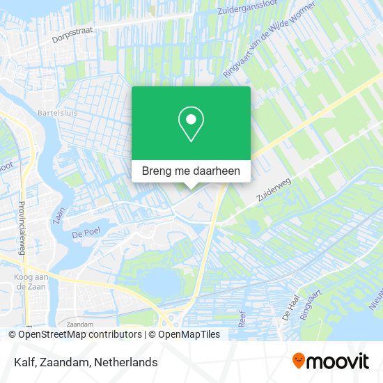 Kalf, Zaandam kaart