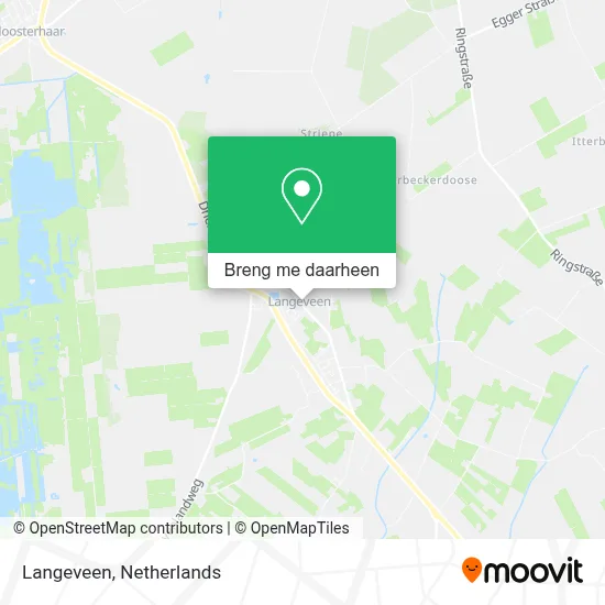 Langeveen kaart