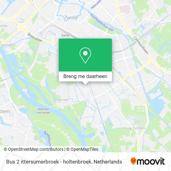 Bus 2 ittersumerbroek - holtenbroek kaart