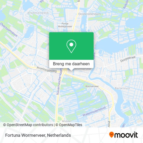 Fortuna Wormerveer kaart