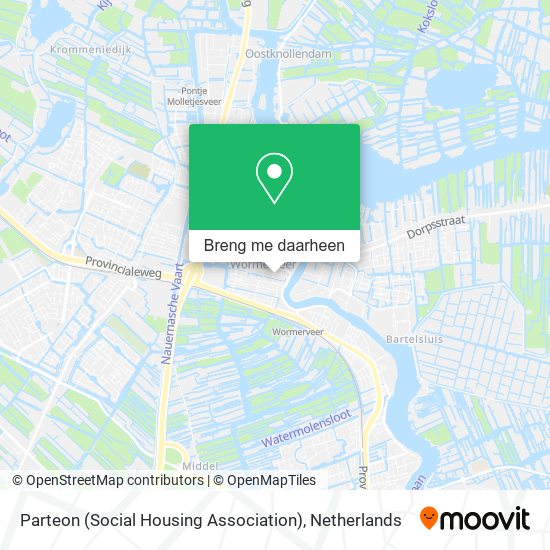 Parteon (Social Housing Association) kaart
