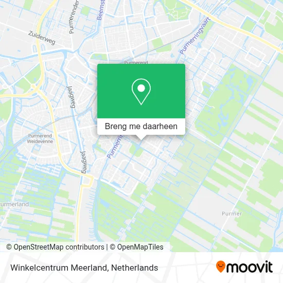Winkelcentrum Meerland kaart