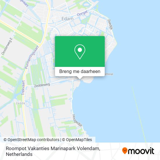 Roompot Vakanties Marinapark Volendam kaart