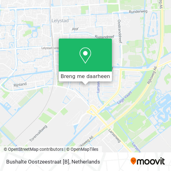 Bushalte Oostzeestraat [B] kaart