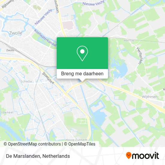 De Marslanden kaart