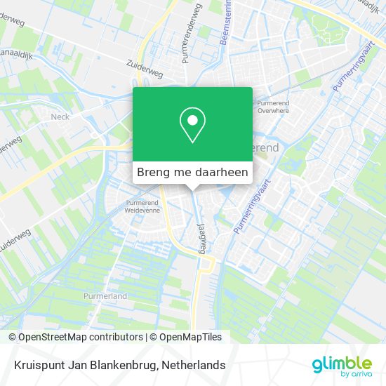 Kruispunt Jan Blankenbrug kaart