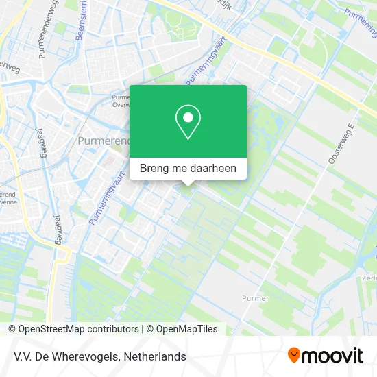 V.V. De Wherevogels kaart