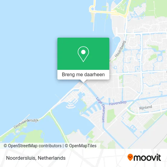 Noordersluis kaart