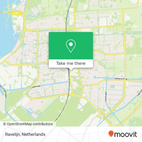Ravelijn kaart