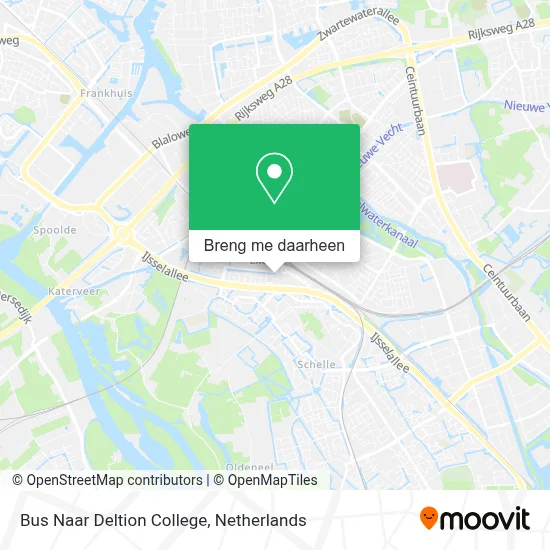 Bus Naar Deltion College kaart