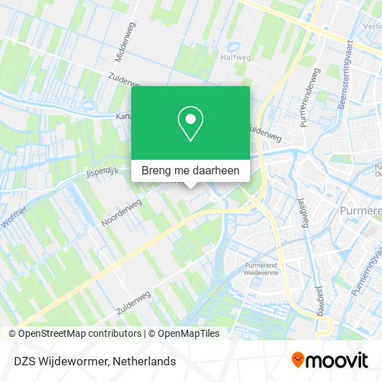 DZS Wijdewormer kaart