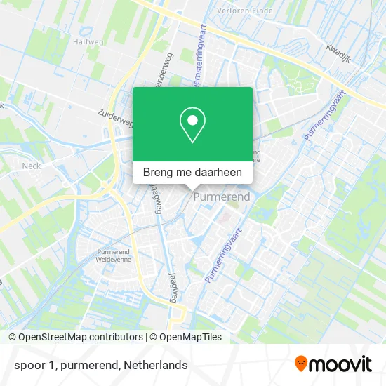 spoor 1, purmerend kaart