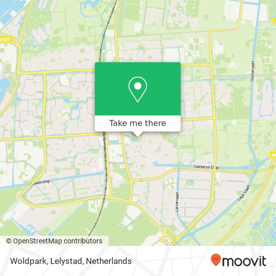 Woldpark, Lelystad kaart
