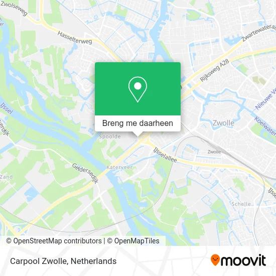 Carpool Zwolle kaart