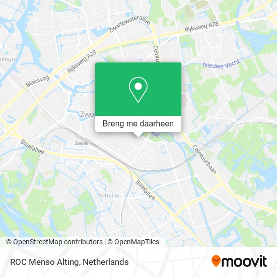 ROC Menso Alting kaart