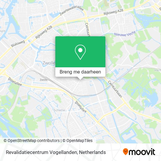 Revalidatiecentrum Vogellanden kaart