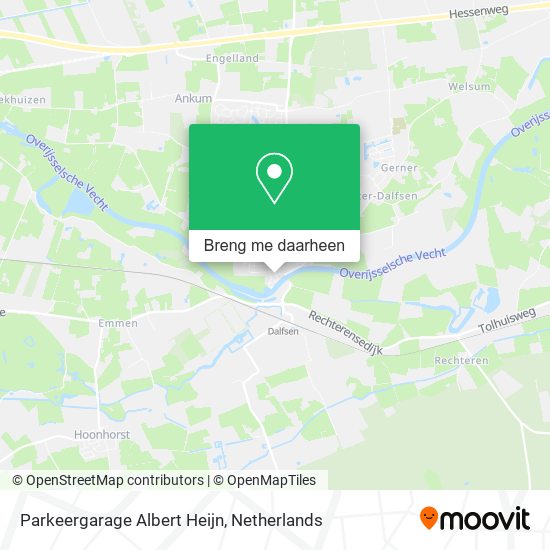 Parkeergarage Albert Heijn kaart