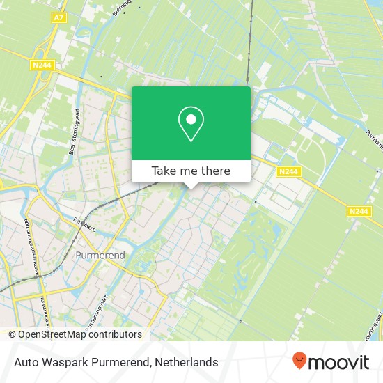 Auto Waspark Purmerend kaart