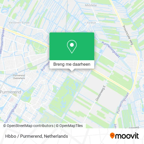 Hbbo / Purmerend kaart