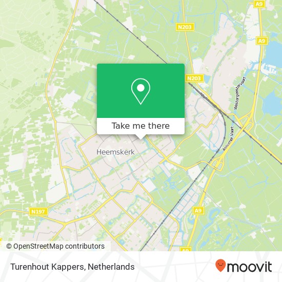 Turenhout Kappers kaart
