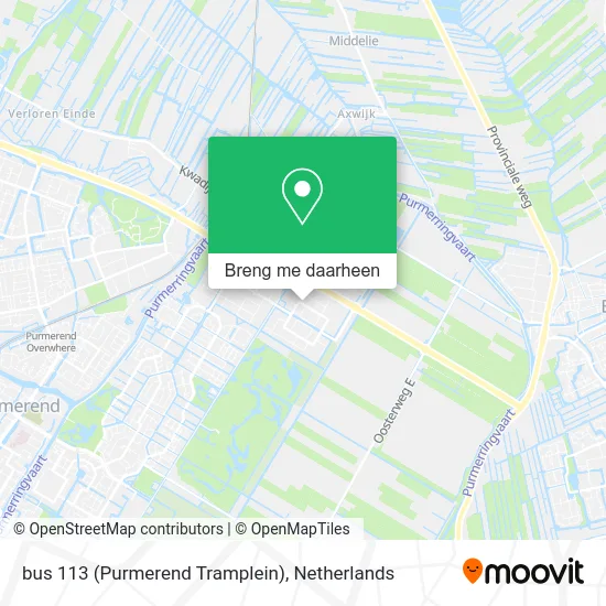 bus 113 (Purmerend Tramplein) kaart