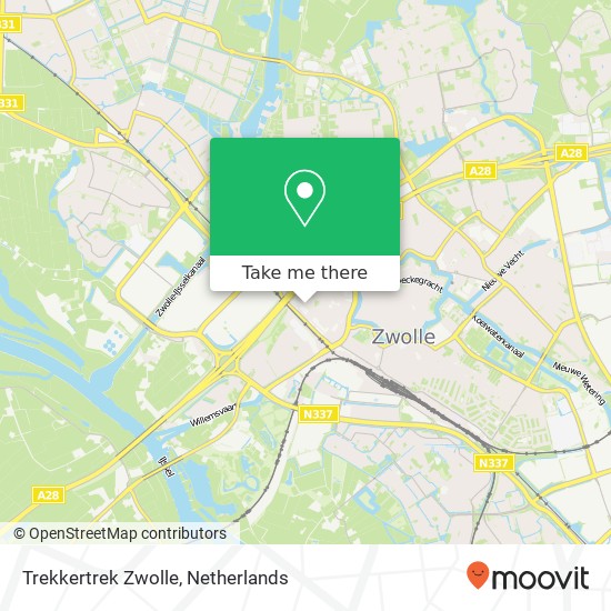 Trekkertrek Zwolle kaart