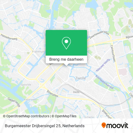Burgemeester Drijbersingel 25 kaart