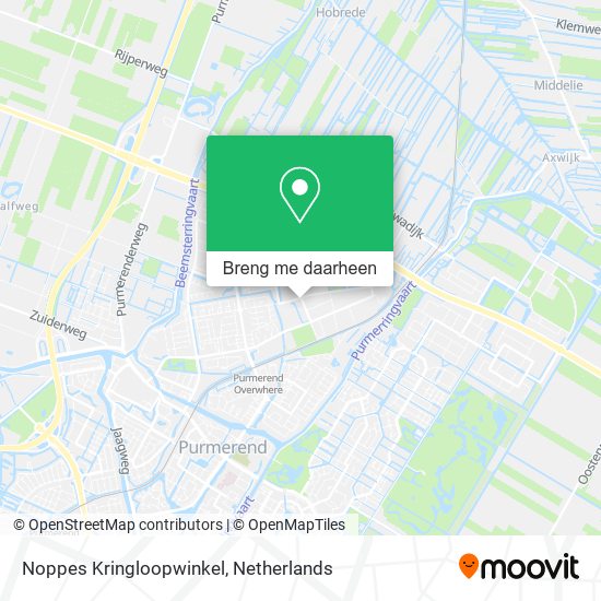 Noppes Kringloopwinkel kaart