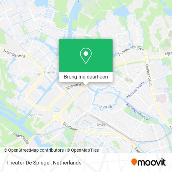 Theater De Spiegel kaart