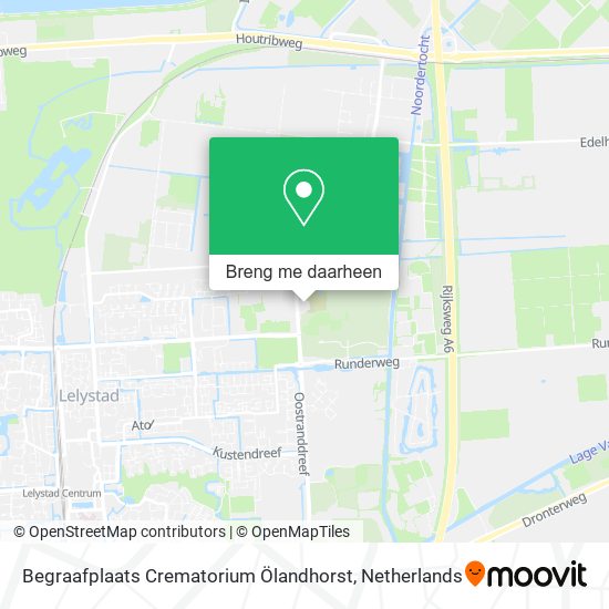 Begraafplaats Crematorium Ölandhorst kaart