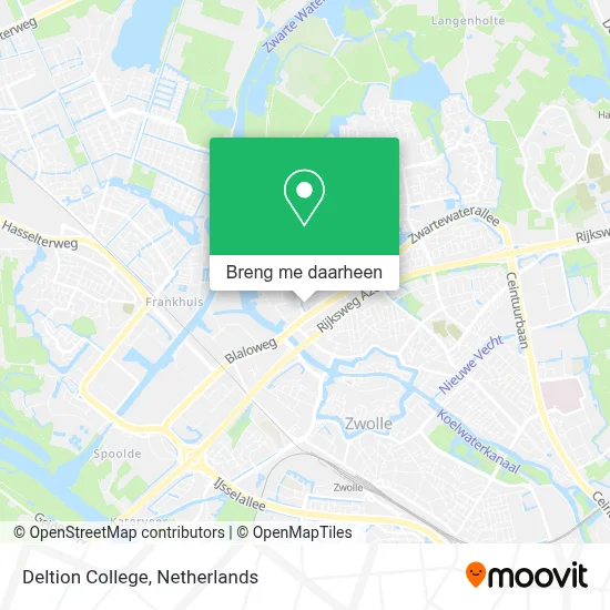Deltion College kaart