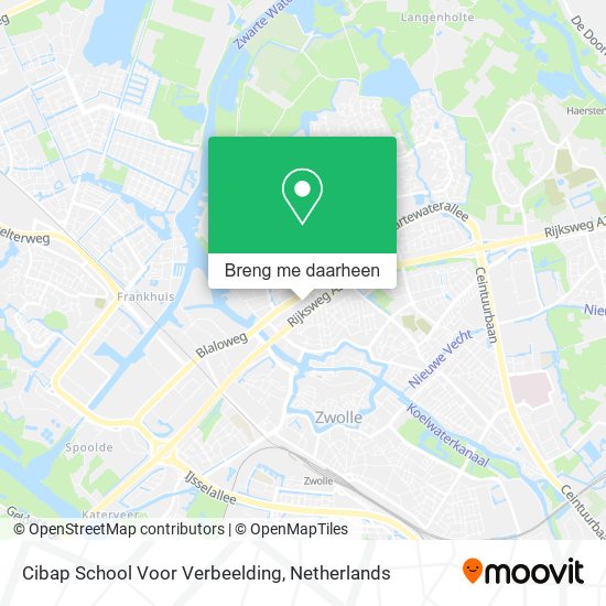 Cibap School Voor Verbeelding kaart